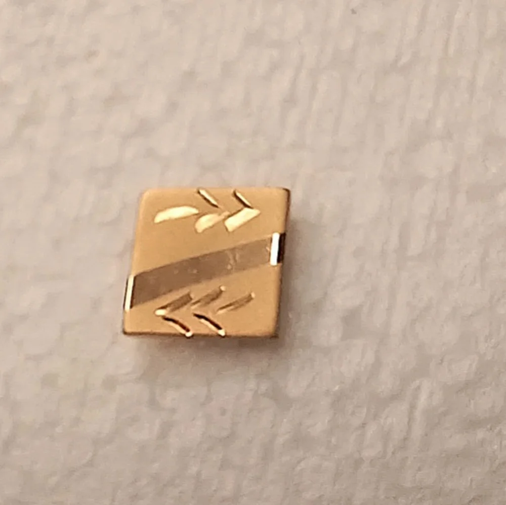 Cufflinks, Cuff Links, Tie Clip Bar, Tie Tack, Quality Mid-Century Gold Tone